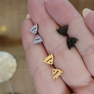 TROPICAL FISH STUD EARRINGS, Choice of Color